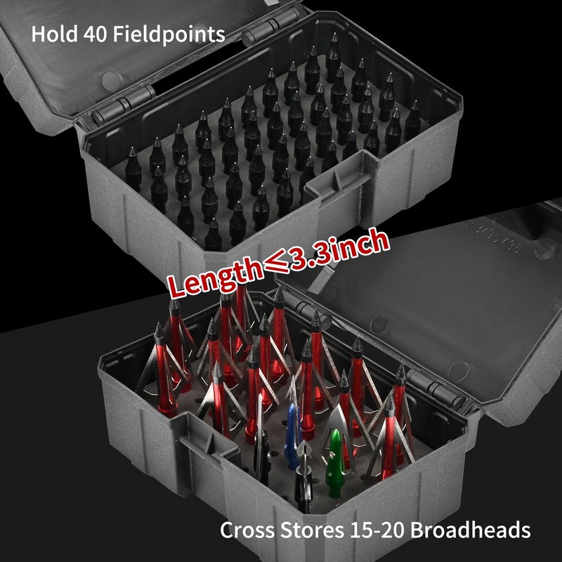 SPG Broadhead & Field Point Case - Archery Broadhead Storage