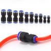 150 PCS Air Hose Fittings Air Line Fittings Straight Push
