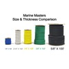 Marine Masters 1/8" X 25' Yellow Bungee Cord - Polyester