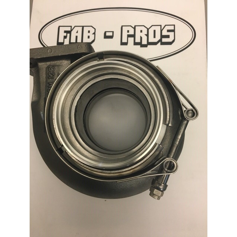 Borg Warner Turbo 4" Exhaust V-band Downpipe Flange Clamp S400