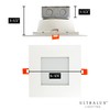 UltraLux 7 in LED Recessed Direct Wire Downlight with J-Box,