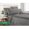 Pure Bamboo Sheets Queen Size Bed Sheets 4 Piece Set,