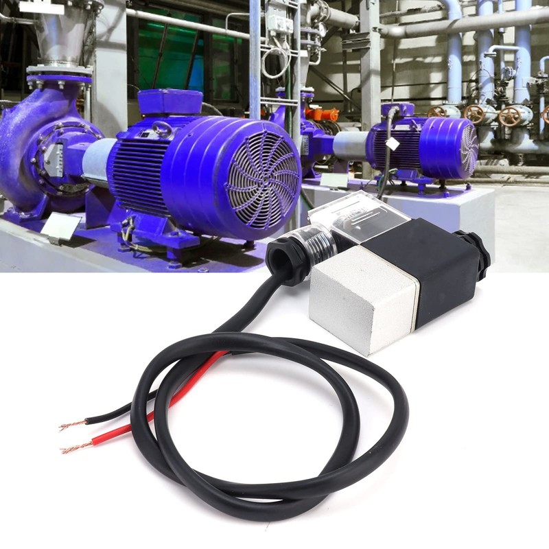 TICFOX Electric Solenoid Air Valve Responsive Durable Air‑Tight Easily Operate