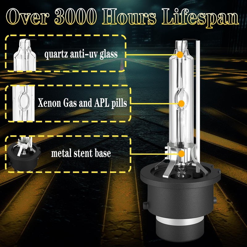 VHK D2S for Infiniti QX60 Xenon HID Headlight Bulbs 2014