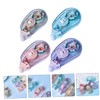 Operitacx 4stücke Doppelseitiges Klebeband Für Scrapbooking Roll-klebeband Klebepunkte Zum Basteln