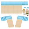 Toothpick Flags for Food,Oktoberfest Cupcake Toppers | 100 Piece Food