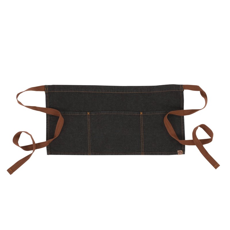 Chef Works Unisex Memphis Waitress Apron, Black, One Size