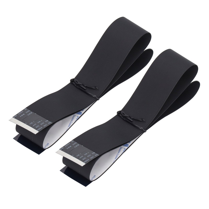 2PCS FPC Cable with Adhesive 30 Pin Flat Cable Flexible
