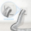 Dryer Vent Connector Kit,Dryer Vent Wall Plate for 4 inch