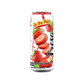 De Mi Pais Strawberry Drink with Pulp 16oz / Bebida de Fresa con Pulpa 16oz (6)