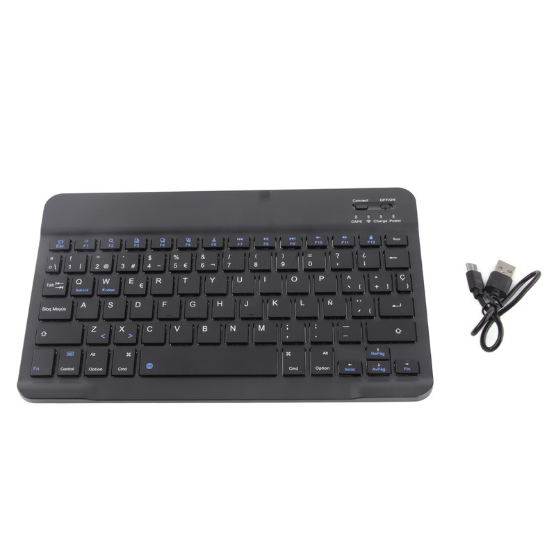 Mini Portable Wireless Bluetooth 3.0 Spanish Keyboard Touchpad for IOS/Android