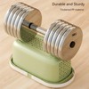 Plastic Shower Caddy Basket,Storage Basket with Handle Green