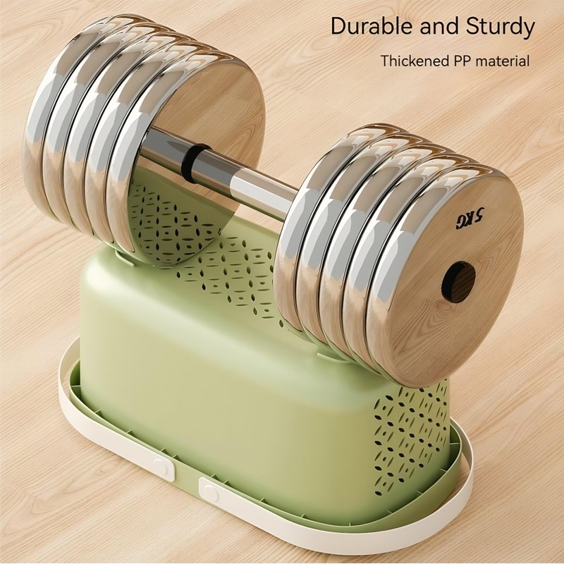 Plastic Shower Caddy Basket,Storage Basket with Handle Green