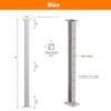 Deck Man 2 Pack Stainless Steel Cable Railing Post(2"×2") with
