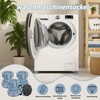 SOYUZERISH Pack of 4 Washing Machine Base, 2025 Vibration Damper