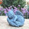 Sengocis Small Cat Memorial Stone Commemorates Our Lost Fur Baby,Peaceful