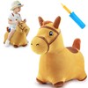 iPlay, iLearn Bouncy Pals Hopping Horse, Toddler Girl Boy Inflatable