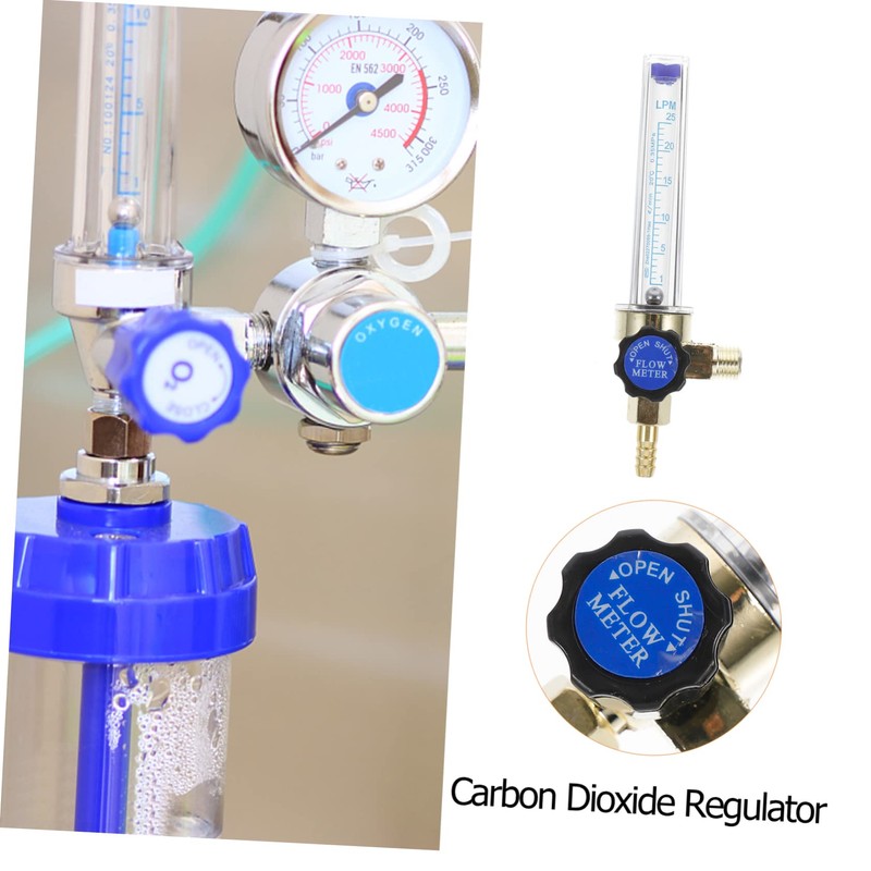 TEHAUX Gas Regulator for Argon Tanks Pressure Indicator Easy to