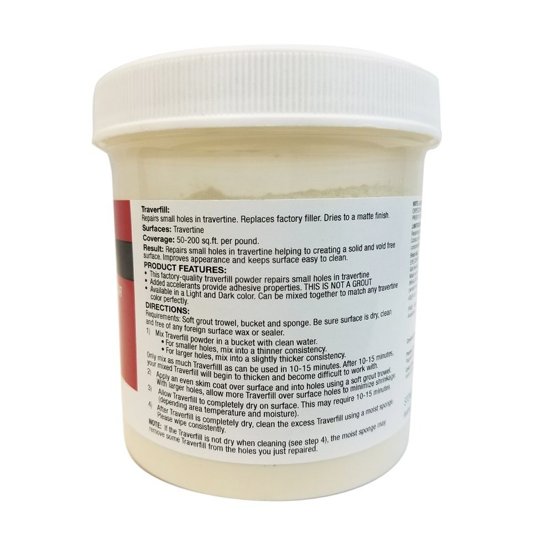 Stone Pro Traverfill - Travertine Hole and Void Repair -