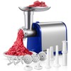 Electric Meat Grinder, Sausage Stuffer with 3 Sausage Tubes, 2