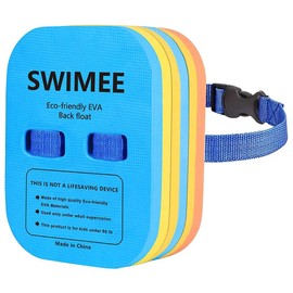 ZICRIC Back Float for Kids Back Float Safety Swim Bubble with Adjustable 3 Layers Belts Secure Clip Buckle Swimming Beginners Waterproof Floaties Device for Kids Toddler Swimming Floats
