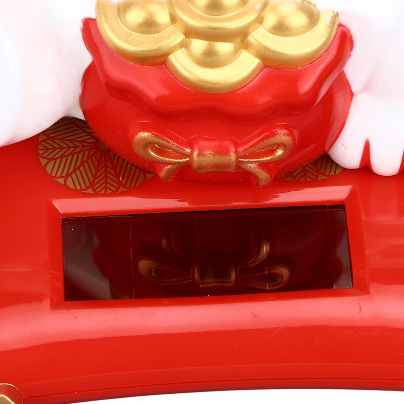 Lucky Cat Solar Powered Cute Decorative Wealth Welcoming Waving Fortune