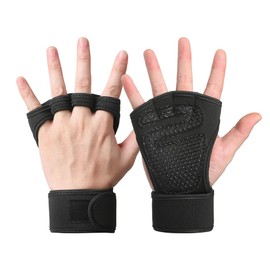 KYLOS Open Training Gloves, Fitness Gloves for Men and Women with Integrated Wrist Cuffs and Full Surface, Training Gloves for Training, Pull-Ups, Calisthenics & Fitness