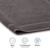 Komfortec Bath Mat 2 pcs,%100 Coton & 800 g/m², Washable,