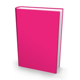 Book Sox Stretchable Book Cover: Jumbo Solid Pink. Fits Most Hardcover Textbooks up to 9" x 11". Adhesive-Free, Nylon Fabric School Book Protector. Easy to Put On. Washable & Reusable Jacket.