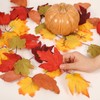 Axafazup 50 Pcs Autumn Maple Leaves, Artificial Fake Fall Leaves