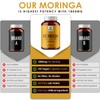 Earth BOTANIC Organic Moringa Capsules 1800mg-150 Moringa Leaves Powder Capsules
