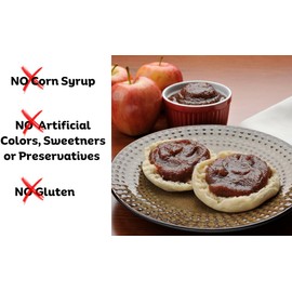 Amish Valley Products Apple Butter Glass Jar Old Fashioned Homestyle Slow Cooked (No Corn Syrup)