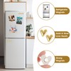 20 Pcs Refrigerator Magnets Gold Heart Shaped Decorative Fridge Magnets