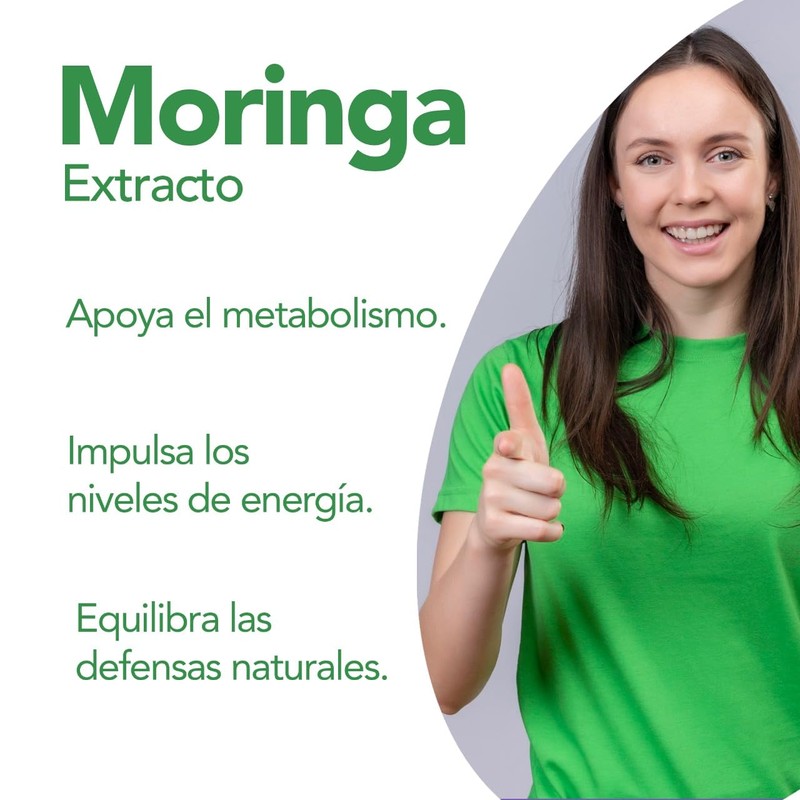 NatGel Extracto De Moringa | Moringa Oleifera Pura Antioxidante Natural,