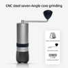 Manual Coffee Bean Grinder CNC Stainless Steel Hand Coffee Mill