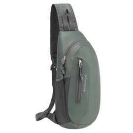 PivotWing Sling Bags For Men Women, Cross Body Bag Men Women Hiking Travel Sports Lightweight Shoulder Chest Bags Small Slim Sling Backpack Dog Walking Daypack Crossbody Bag Army