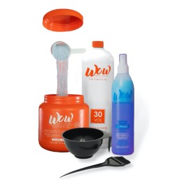 Kit Decolorante Y Peróxido 30vol + Tratamiento Capilar