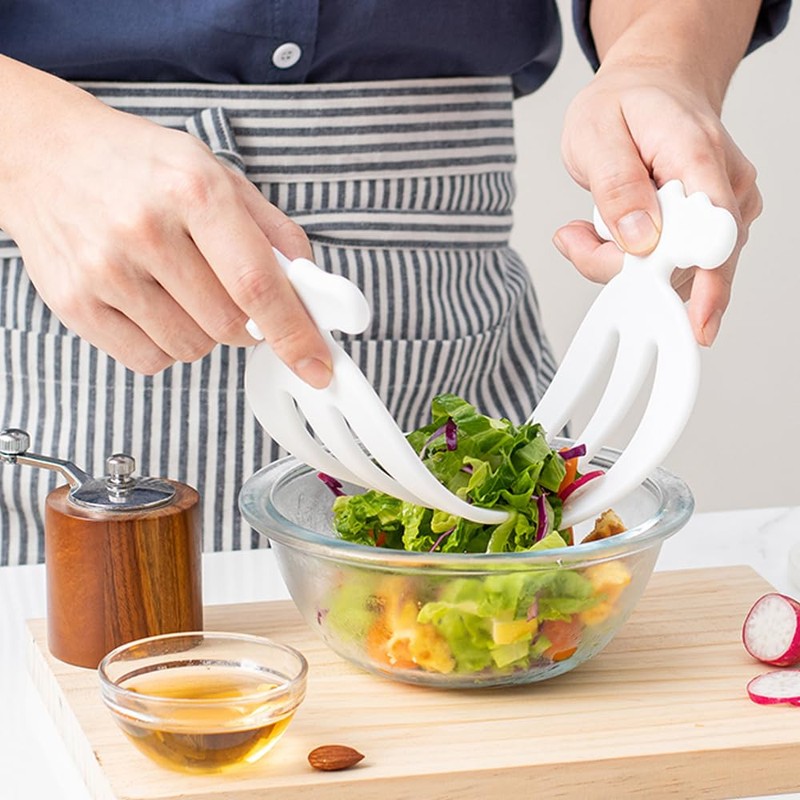 Salad Hands 2 Pack Plastic Salad Mixer Salad Servers Salad