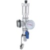 AQUA HEATING Bleed Valve and Drain Tap with Thermometer for