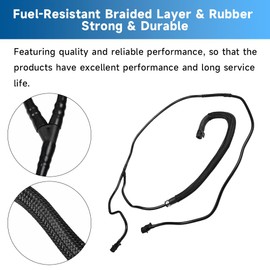 BV6Z-8B081-A,BV6Z-8B081-B Engine Coolant Overflow Hose Compatible for Ford Escape 1.6L 2013-2016, Ford Transit Connect 1.6L 2014-2016 Radiator Hose,GV6Z-8B0081-K