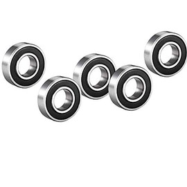 5 Pack Deep Groove Ball Bearing Double Side Rubber Sealed Deep Groove Ball Bearings 12mm x 32mm x 10mm