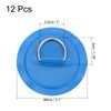 PATIKIL 3.1" Paddle Board D Rings, 12 Pcs Stainless Steel