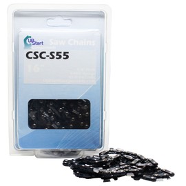 UpStart Components 3-Pack 16" Semi Chisel Saw Chain for McCulloch Electramac 450S-16 Chainsaws - (16 inch, 3/8" Low Profile Pitch, 0.050" Gauge, 55 Drive Links, CSC-S55)