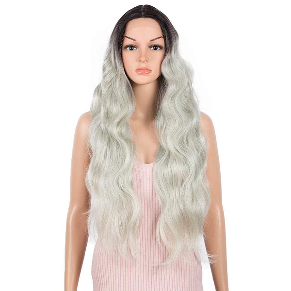 Style Icon 28' Lace Front Wigs Body Wave Middle Part