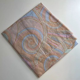 WAYF Orange, Blue, & Pink Pastel Swirl Pareo Tie Skirt, NWT!!