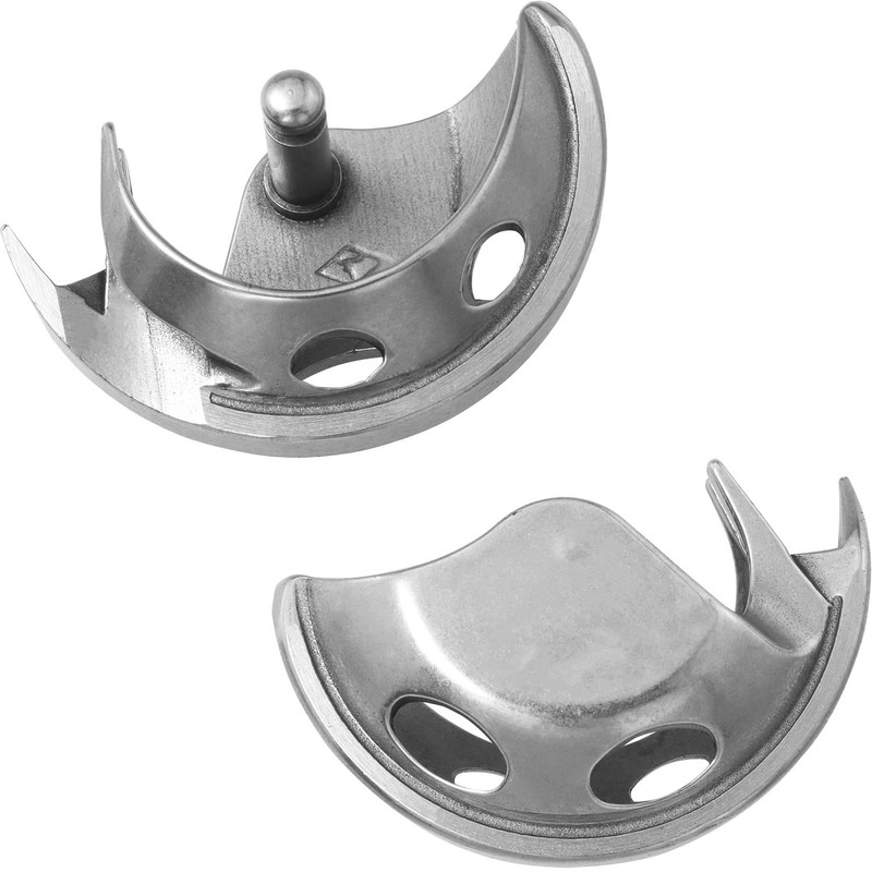 19036 Domestic Sewing Machine Shuttle Hook LUORNG 2PCS Stainless Steel