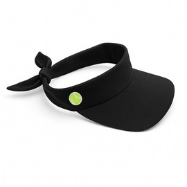 SG SOLEDAD GARCIA Visera Ajustable para Mujer - Protección UV, Gorra Ligera para Golf, Tenis, Correr y Actividades al Aire Libre (MX/US, Alfa, Talla única, Negro)