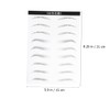 BIUDECO Simulated Eyebrow Stickers 3 Styles Mixed Pack Easy to