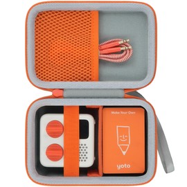 Khanka Travel Case for Yoto Mini Player 2024 Edition, Hard Carrying Case Compatible with Yoto Mini Player Kids Bluetooth Audio Player, Case Only (White)