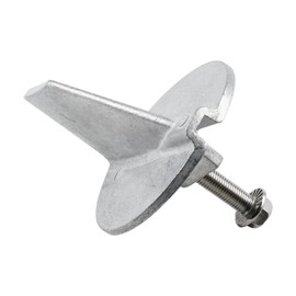 Celliparts Boat Motor Zinc Trim Tab Anode 6E5-45371-01 Compatible with Yamaha Outboard Engine 115HP-225HP 2/4-stroke, Rep for Sierra 18-6097